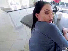 Blasen, Braunhaarige, Paar, Handjob, Reif, Pov, Stiefmutter, Taboo