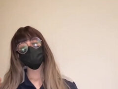 18 jahre, Leie, Grosser arsch, Brille, Hausmädchen, Maske, Eng, Uniform