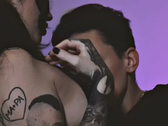 デカパイ, フェラチオ, 巨乳な, カップル, 指いじり, 彼女, オマンコ, ソフトコア