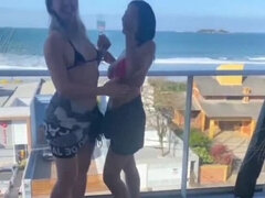Amateur, Playa, Novia, Casero, Latina, Lencería, Orgasmo, Coño