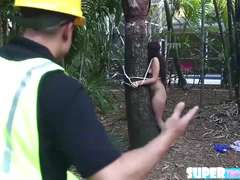 Sucer une bite, Brunette brune, Actrice du porno, Chatte