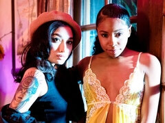 Stellung 69, Schwarz, Fingern, Küssen, Lesbisch, Lecken, Entkleiden, Jungendliche (18+)