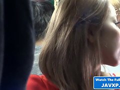 Amazing Asian Milf On The Bus