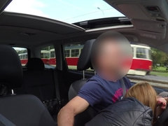 Grote mammen, Blond, Pijpbeurt, Gezichtspunt