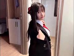 素人, 巨大, 韓国人, オナニー, 自然山雀, 一人, 生徒, オッパイの