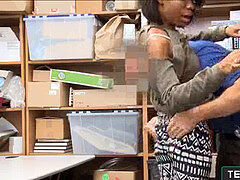 Gros cul, Sucer une bite, Dingue, Noir ébène, Bureau, Adolescente