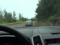 Auto, Orgasmus, Zierlich, Pov, Muschi, Dürr, Abendanzug, Weibliche ejakulation