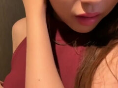 Asiatique, Hd, Japonaise, Collant, Pov, Rousse roux, Jarretelles
