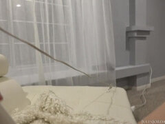 茶髪の, ハードコア, レズビアン, 下着, オマンコ, ティーン, オッパイの