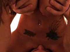 Stunning Teen Rides His Face