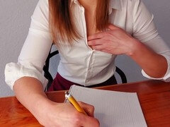 素人, ディルド, 女, オナニー, オーガズム, 女子高生, オッパイの, おもちゃ