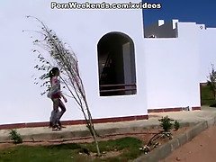 Ass, Brunette, Couple, Hd, Public, Pussy, Skinny, Teen