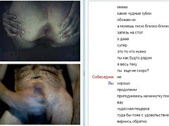 VIDEOCHAT 05 Girl, her tits, yummy holes and my dick