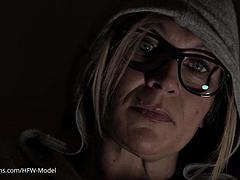 ブロンド, 足, フェティッシュ, 足フェチ, 熟年, 淫乱熟女