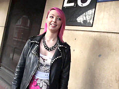 素人, イギリス人, ヨーロピアン, アウトドア, 公共, ティーン