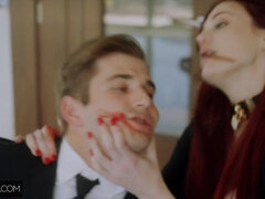 Большие сиськи, Блондинки, Бондаж, Сидя на лице, Сперма на лице, Лизание, Белье, Наездница