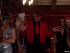 Fétiche, Bâillonner, Groupe, Mère que j'aimerais baiser, Orgie, Fête, Rugueux, Attachée