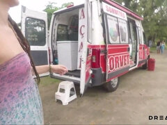 Ultra-Kinky Mexican Dame pounds her caboose in a public Park - Fear Sizzling