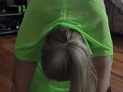 Morning Yoga with Hot MILF!