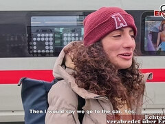 18, 素人, 爸, ドイツ人, 淫乱熟女, ハメ撮り, 公共, トレイン