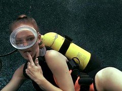 Mamada, Bajo el agua