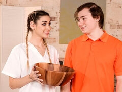 Arsch, Grosser schwanz, Blasen, Braunhaarige, Massage, Dürr, Jungendliche (18+), Titten