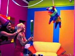 It's time to party hard and cool threesome