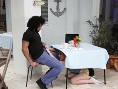 Chica, Rubia, Mamada, Sexo duro