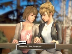 Playing adult games with hot babes in a strange life