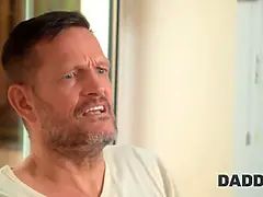 Schwarz, Blondine, Betrug, Papi, Freundin, Hd, Schreiend, Strümpfe