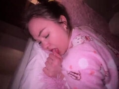 STEP SISTER FUCKS BROTHER IN BED