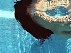 Playa, Erótico, Indio, Latina, Piscina, Público, Adolescente, Bajo el agua