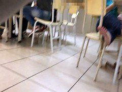 Hochschule, Schmutzig, Füsse, Fußfetisch, Italienisch, Spanner