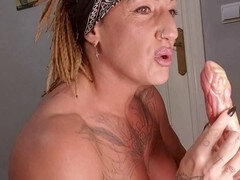 Hardcore double penetration action with squirting