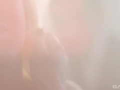 ブロンド, 巨大, 下着, オマンコ