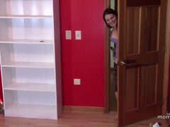 Daddy Caught Milf Teaching Daughter Lesbianism