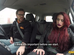 In den arsch, Blasen, Auto, Verrückt, Fingern, Im freien, Rotschopf, Nass