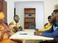 Африканки, Большой член, Большие сиськи, Грудастые, Вчетвером, Домашнее видео, Мамочка, Сиськи