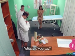 Young doctor rises to the big occasion with hot patient