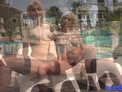 Blonde, Queue, Français, De plein air, Public, Pute, Adolescente, Nénés