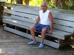 Sucer une bite, Couple, Homosexuelle, Interracial, Mature, De plein air