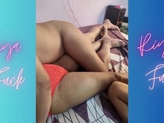 素人, バイセクシャル, 乱交, グループ, インド人, キス, なめる, 妻