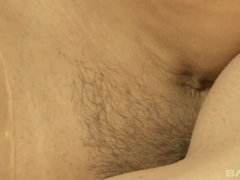 Large breasted blonde MILF stimulates read headed tarts clit