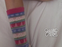 18, 茶髪の, 大学生, 乳首, ピアス, ハメ撮り, 長身, ティーン