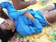 Young Indian school girl and her stepbrother have intense anal sex with massive cocks