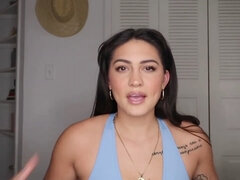 Morena, Hendidura, Gimnasio, Casero, Látex, Spandex, Deporte, Tatuaje