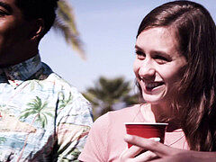 Old-and-young, defloration, college girl