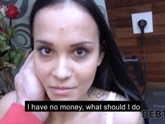 Martin Spell and Nikki Hill get their tight holes stretched by debt collector in Debt4k