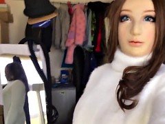 24Hrs challenge in rubber doll (kigurumi)