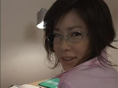 Asian, Dildo, Japanese, Milf, Shaved, Stockings, Teacher, Toys